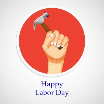 Illustration of elements of USA Labor Day background イラスト素材