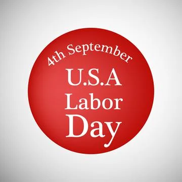 Illustration of elements of USA Labor Day background Illustration