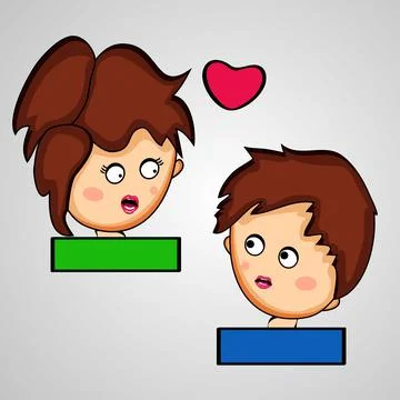 Illustration of elements of Valentine Day background 库存插图