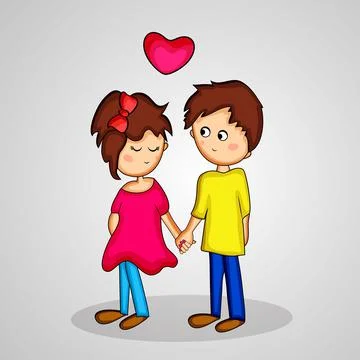 Illustration of elements of Valentine Day background 库存插图