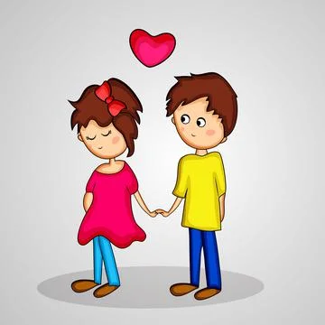 Illustration of elements of Valentine Day background Stock Illustration