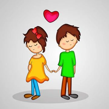 Illustration of elements of Valentine Day background Illustration