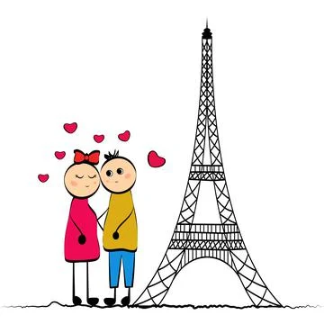 Illustration of elements of Valentine Day background イラスト素材