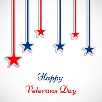 Illustration of elements of Veterans Day Background 스톡 일러스트