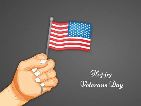 Illustration of elements of Veterans Day Background イラスト素材