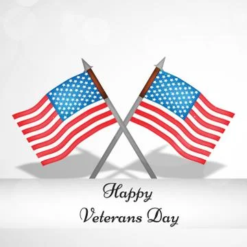 Illustration of elements of Veterans Day Background Stock Illustration