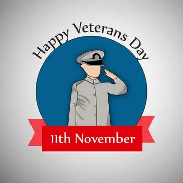Illustration of elements of Veterans Day Background 스톡 일러스트