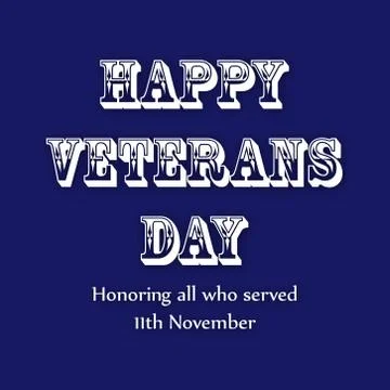 Illustration of elements of Veterans Day Background Stock Illustration