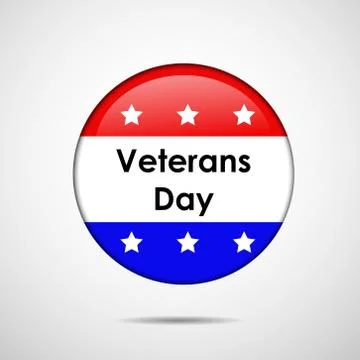 Illustration of elements of Veterans Day Background Stock Illustration