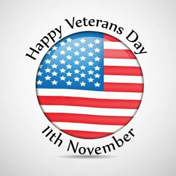 Illustration of elements of Veterans Day Background 스톡 일러스트