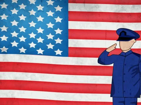 Illustration of elements of Veterans Day Background 스톡 일러스트