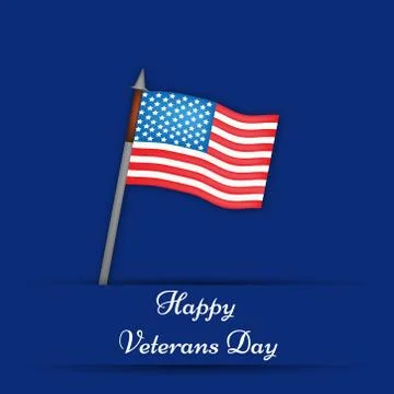 Illustration of elements of Veterans Day Background イラスト素材