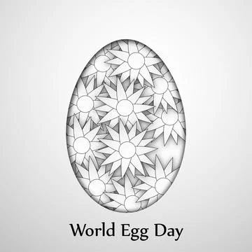 Illustration of elements of World Egg Day Background Stock Illustration