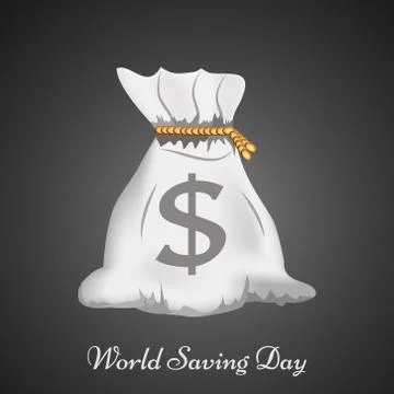 Illustration of elements of World Saving Day Background Illustrazione stock