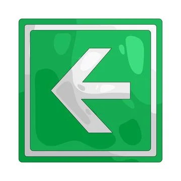 Illustration of elevator left button Stockillustratie