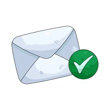 Illustration of Email check Stock Illustration