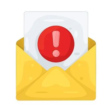 Illustration of email error Stock-Illustration