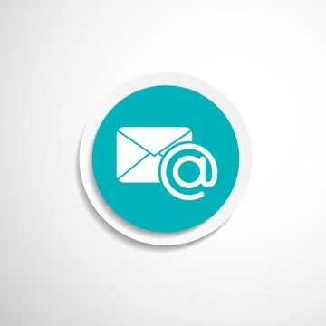 Illustration email  icon outbox flat box inbox 스톡 일러스트