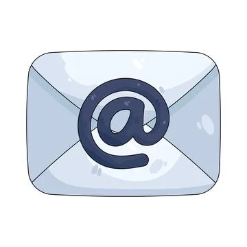 Illustration of email Stock Illustration