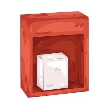 Illustration of emergency box Stock Illustration
