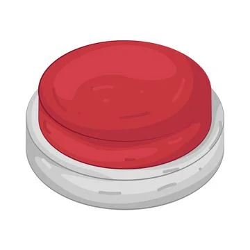 Illustration of emergency button Stock Illustration