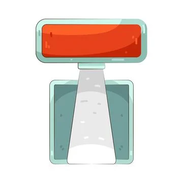 Illustration of emergency sensor Stock Illustration