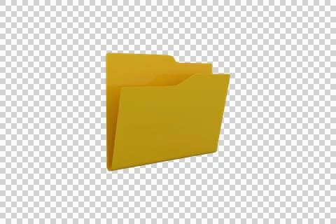 Illustration of empty folder Illustrazione stock