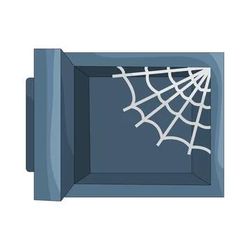 Illustration of empty vault Illustrazione stock