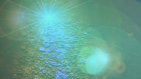 Illustration of the energy pulses Stock Footage 74443572
