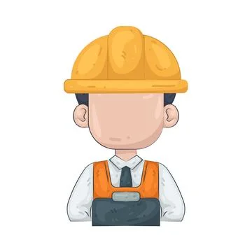Illustration of engineer Stock Illustration