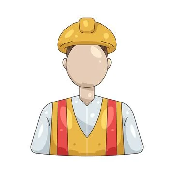 Illustration of engineer Illustrazione stock