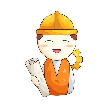 Illustration of engineer Stock Illustration