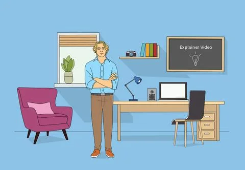 Illustration of a Entrepreneur Stock-Illustration