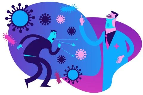 Illustration Epidemic 07 Stock Illustration