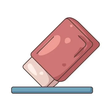 Illustration of Erase 스톡 일러스트