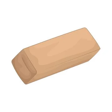 Illustration of eraser 스톡 일러스트