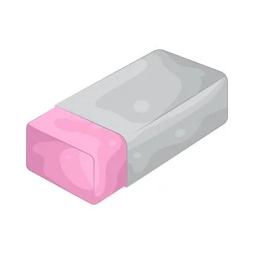 Illustration of eraser Stock Illustration
