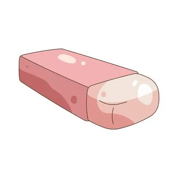 Illustration of eraser Stock Illustration