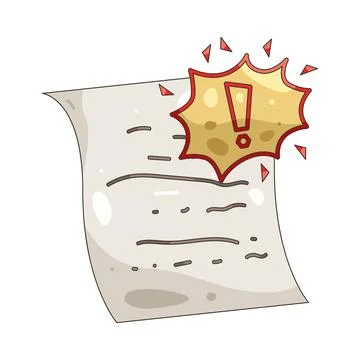 Illustration of Exam failed Stock Illustration