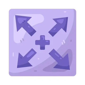 Illustration of Expand Illustrazione stock