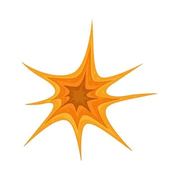 Illustration of explosion Stock Illustration