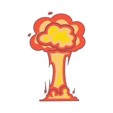 Illustration of explosion Stock Illustration
