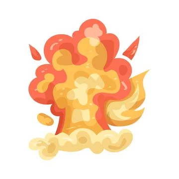 Illustration of explosion Stock-Illustration