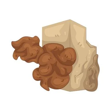 Illustration of Explosion smoke Stock Illustration