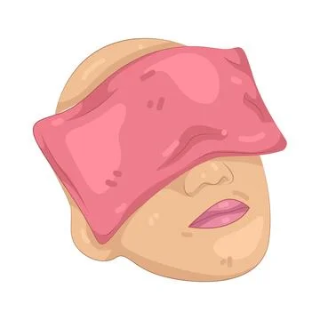 Illustration of Eye pillow Stock Illustration