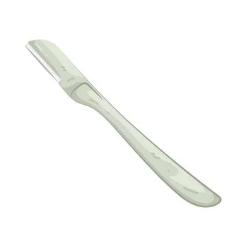 Illustration of eyebrow razor Stock Illustration