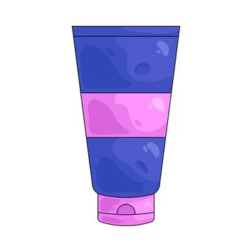 Illustration of face cleanser Stock Illustration