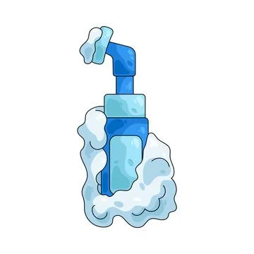 Illustration of face cleanser Stock Illustration