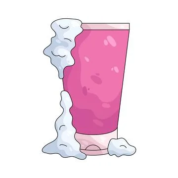Illustration of face cleanser Stock-Illustration