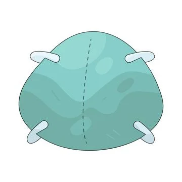 Illustration of face mask Stock Illustration